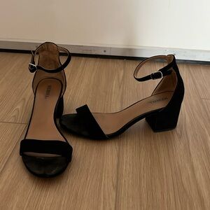 Merona sandals, black, size 7